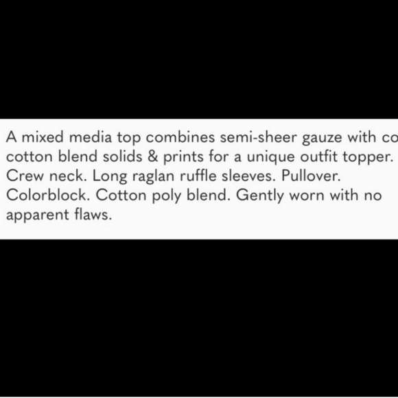 We The Free Friday Fever mixed media Top boho dolman sleeves oversized - Picture 8 of 10